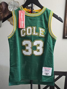 Youth Shaq #33 Cole Headgear Classics Basketball Jersey